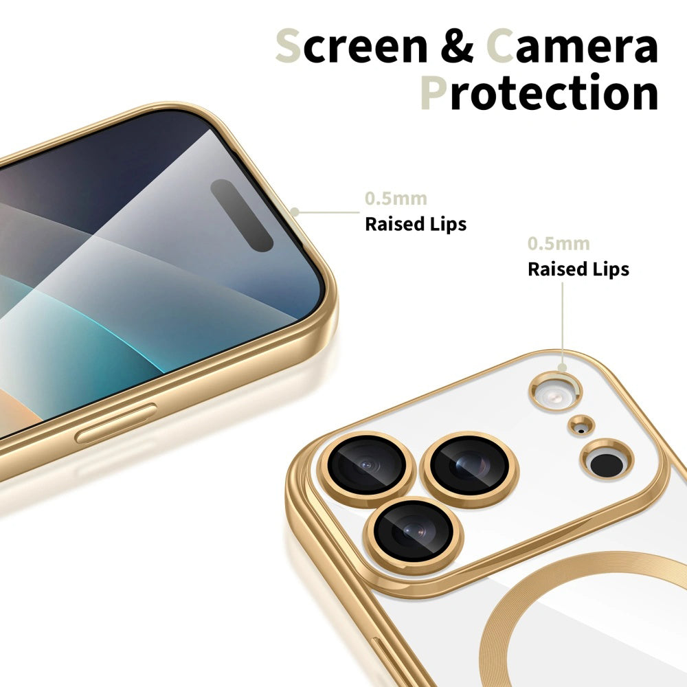 Futrola MagSafe za Apple iPhone 17 Pro, Techsuit, Luxury Crystal, Tamno Zelena