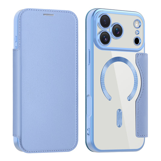 Futrola MagSafe za Apple iPhone 17 Pro, Techsuit, SmartMag Book, Plava
