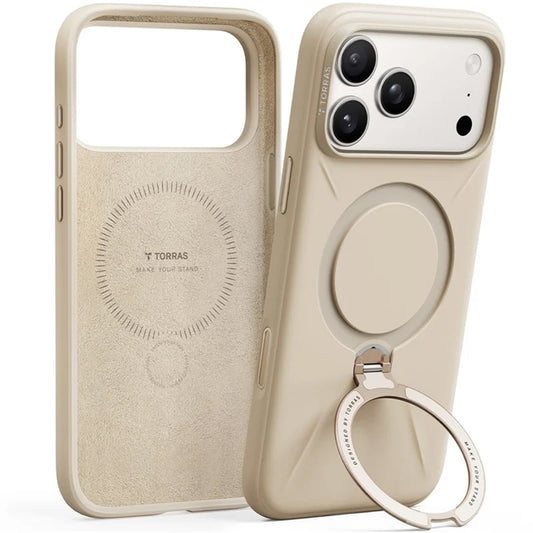 Futrola MagSafe za Apple iPhone 17 Pro, Torras, QPRO Silikon, Zlatna
