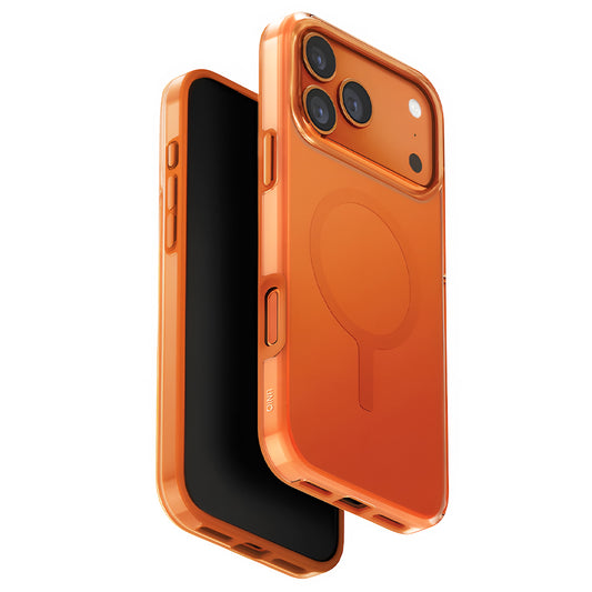 Futrola MagSafe za Apple iPhone 17 Pro, UNIQ, Clario MagClick, Narandžasta