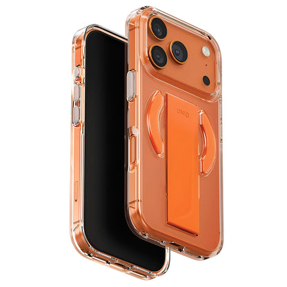Futrola MagSafe za Apple iPhone 17 Pro, UNIQ, Heldro Air MagClick, Transparentna Narandžasta