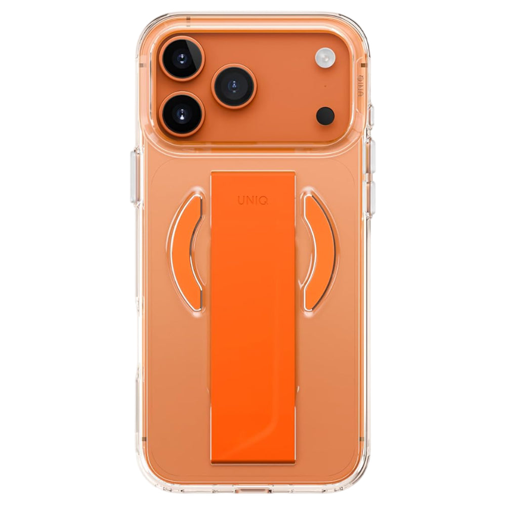 Futrola MagSafe za Apple iPhone 17 Pro, UNIQ, Heldro Air MagClick, Transparentna Narandžasta