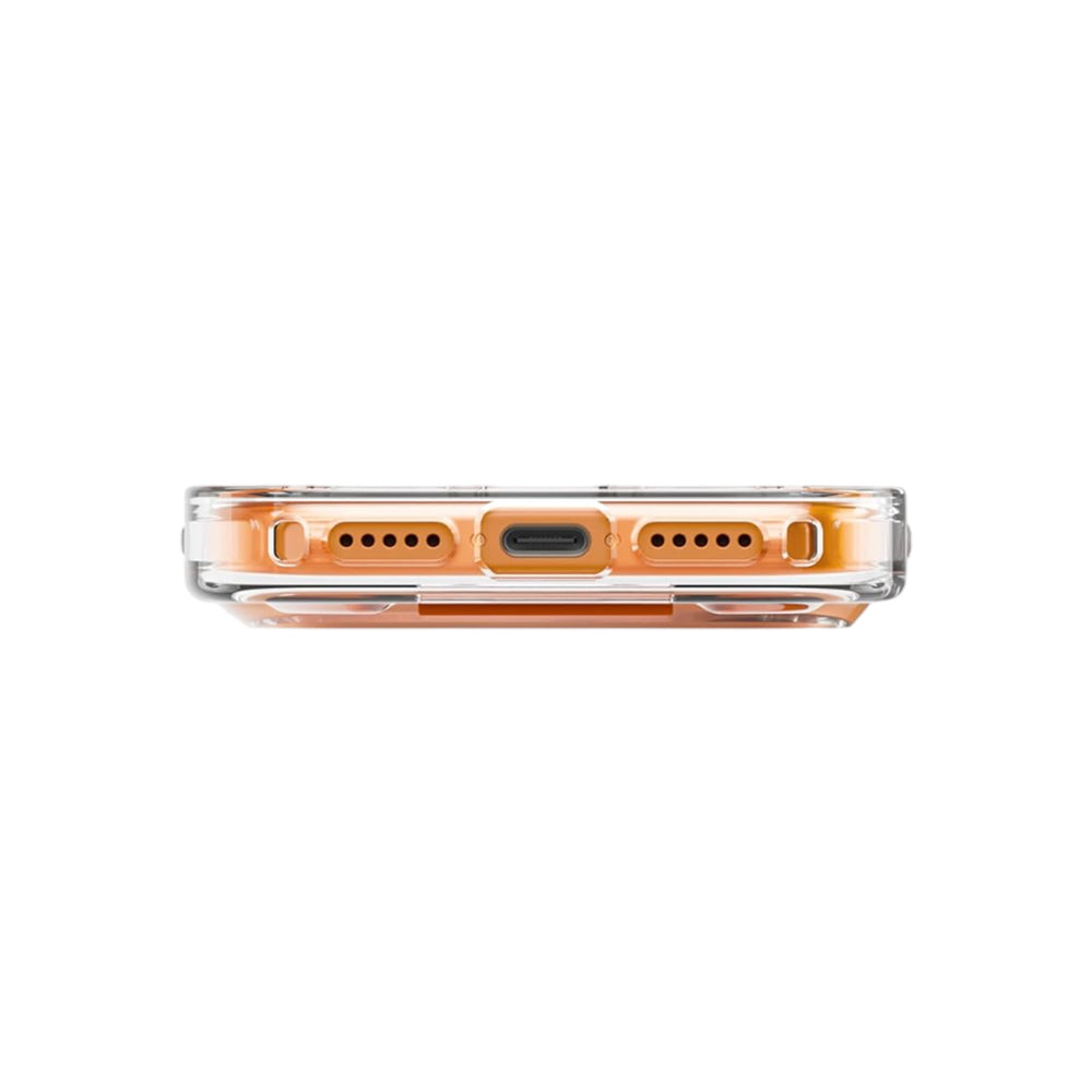 Futrola MagSafe za Apple iPhone 17 Pro, UNIQ, Heldro Air MagClick, Transparentna Narandžasta