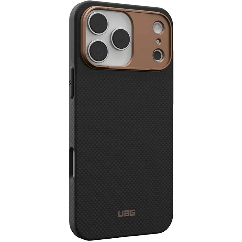 MagSafe futrola za Apple iPhone 17 Pro, Urban Armor Gear, Fibr Armr, Crna Bronza