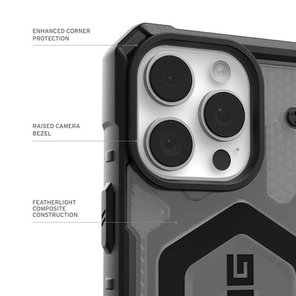 Futrola MagSafe za Apple iPhone 17 Pro, Urban Armor Gear, Pathfinder Clear, Siva