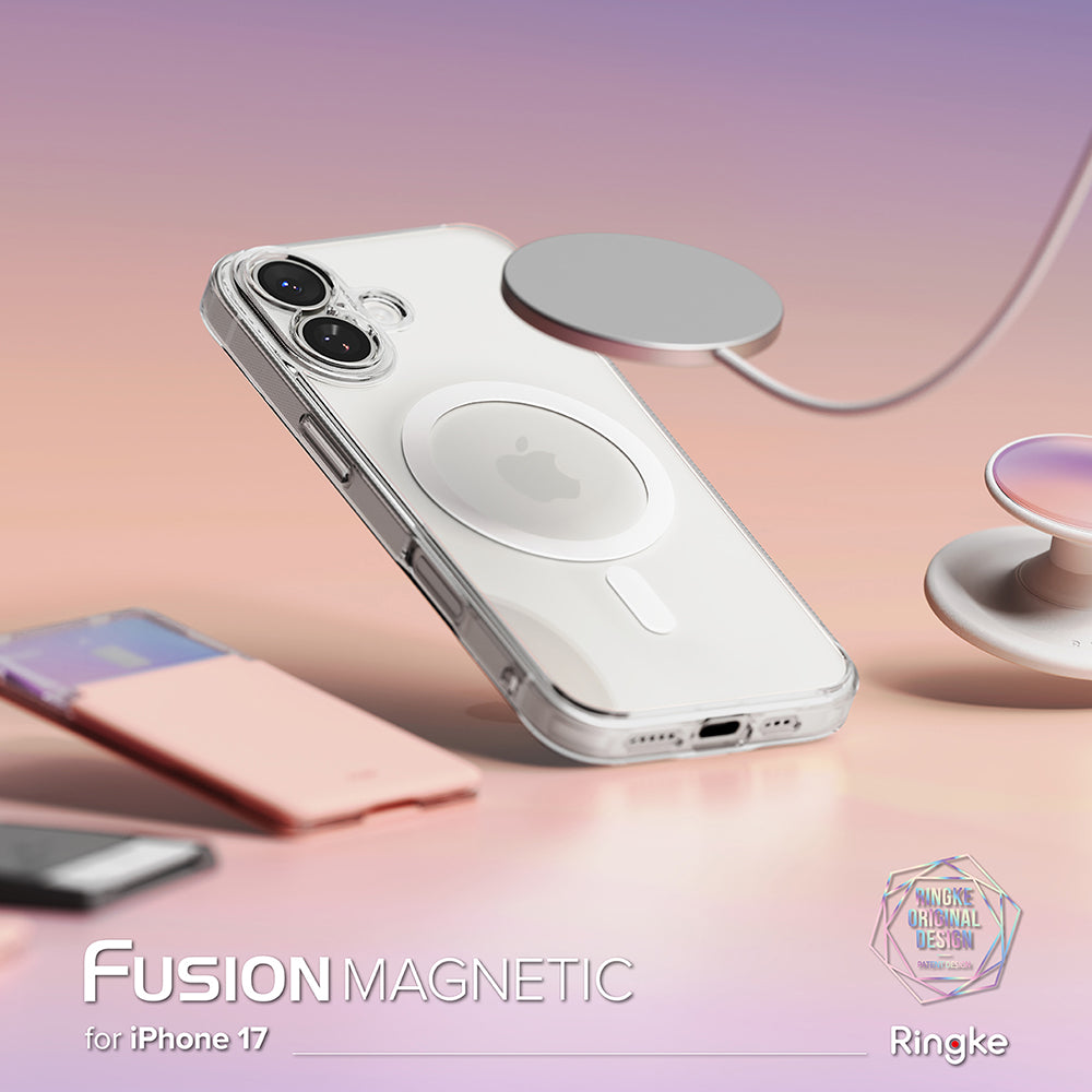 Futrola MagSafe za Apple iPhone 17, Ringke, Fusion, Mat Transparent