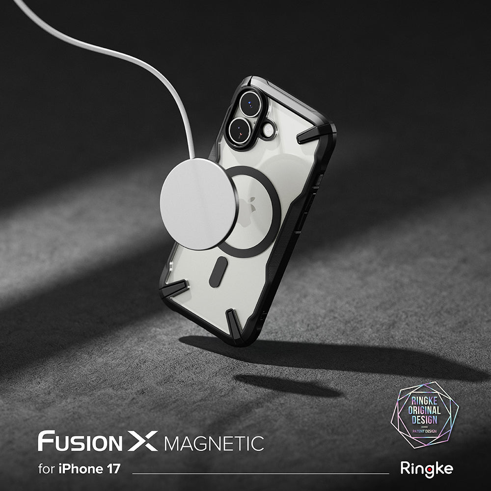 Futrola MagSafe za Apple iPhone 17, Ringke, Fusion X, Crna