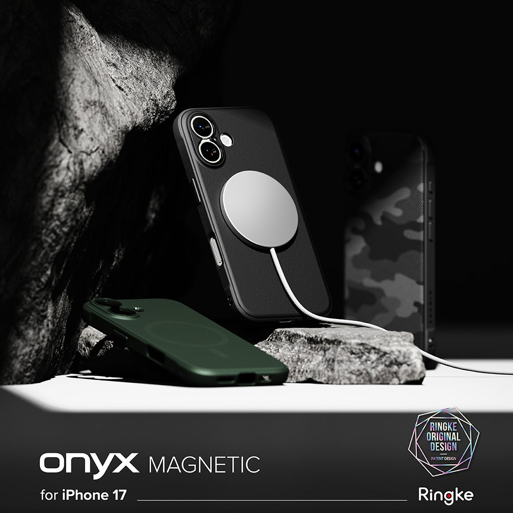 Futrola MagSafe za Apple iPhone 17, Ringke, Onyx, Crna