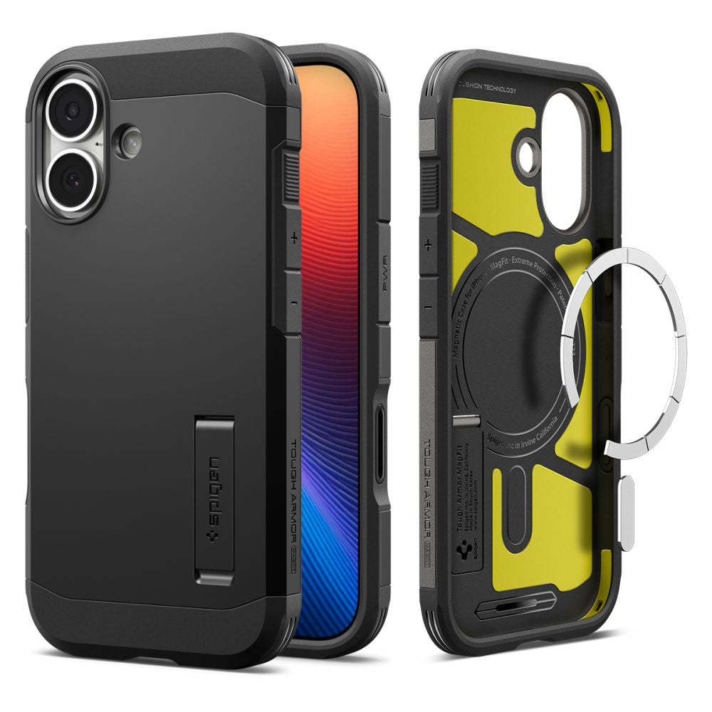 Futrola MagSafe za Apple iPhone 17, Spigen, Tough Armor T, Crna
