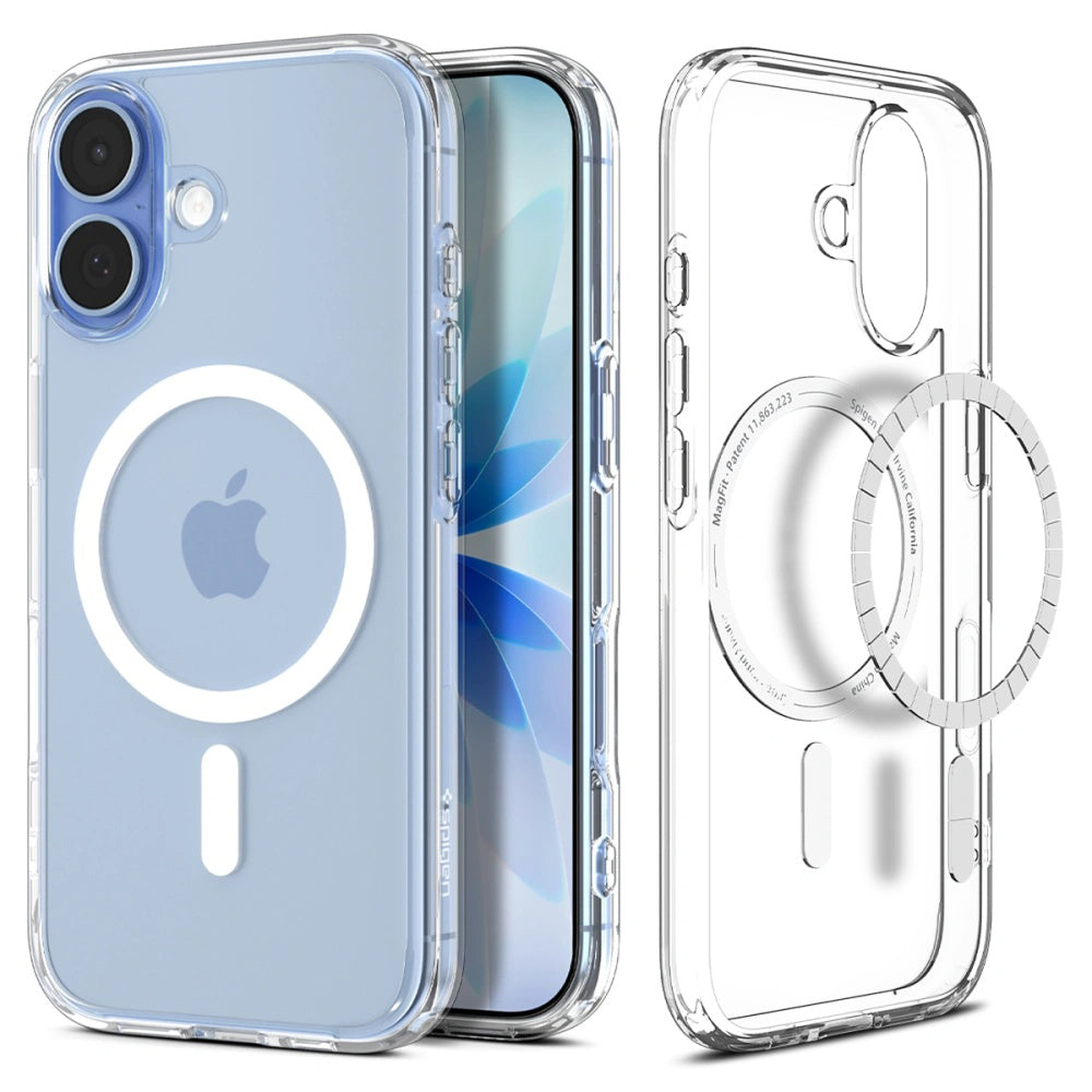 Futrola MagSafe za Apple iPhone 17, Spigen, Ultra Hybrid, Bela