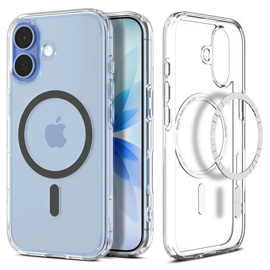 Futrola MagSafe za Apple iPhone 17, Spigen, Ultra Hybrid, Siva