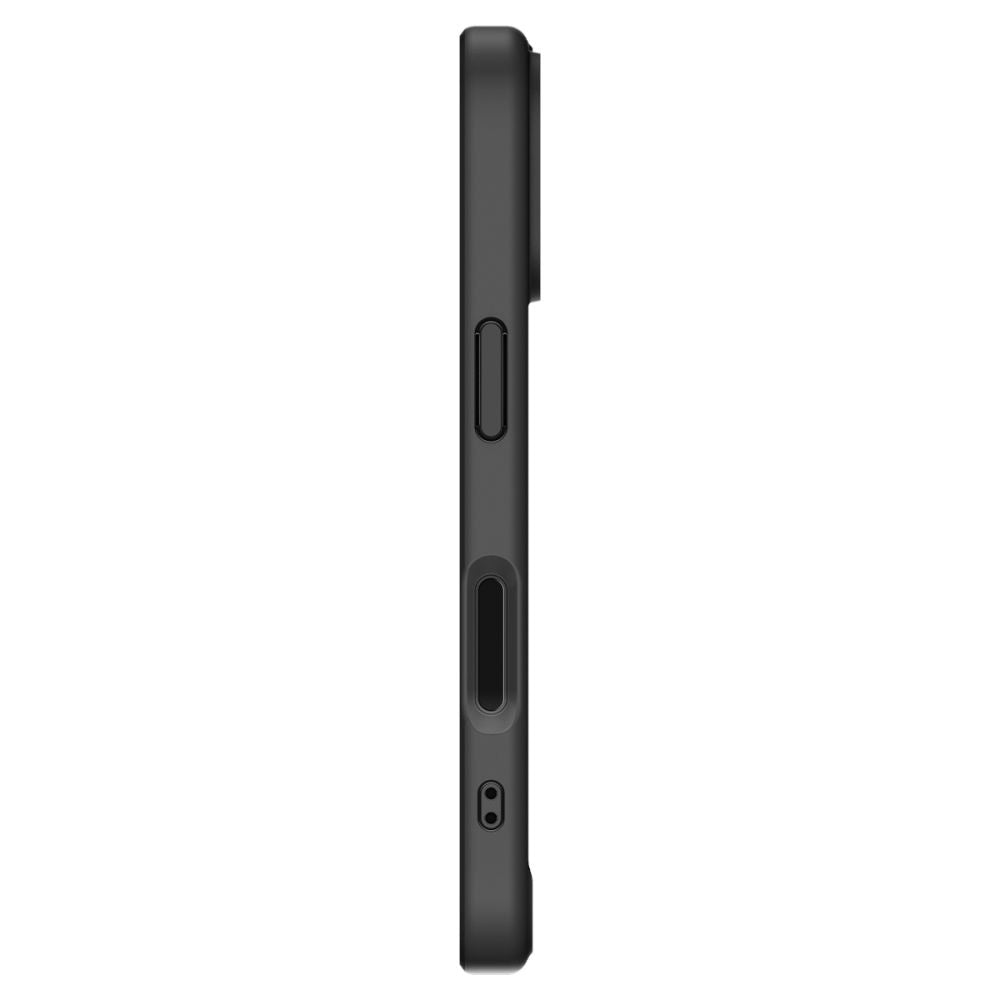 Futrola MagSafe za Apple iPhone 17, Spigen, Ultra Hybrid, Saten Crna