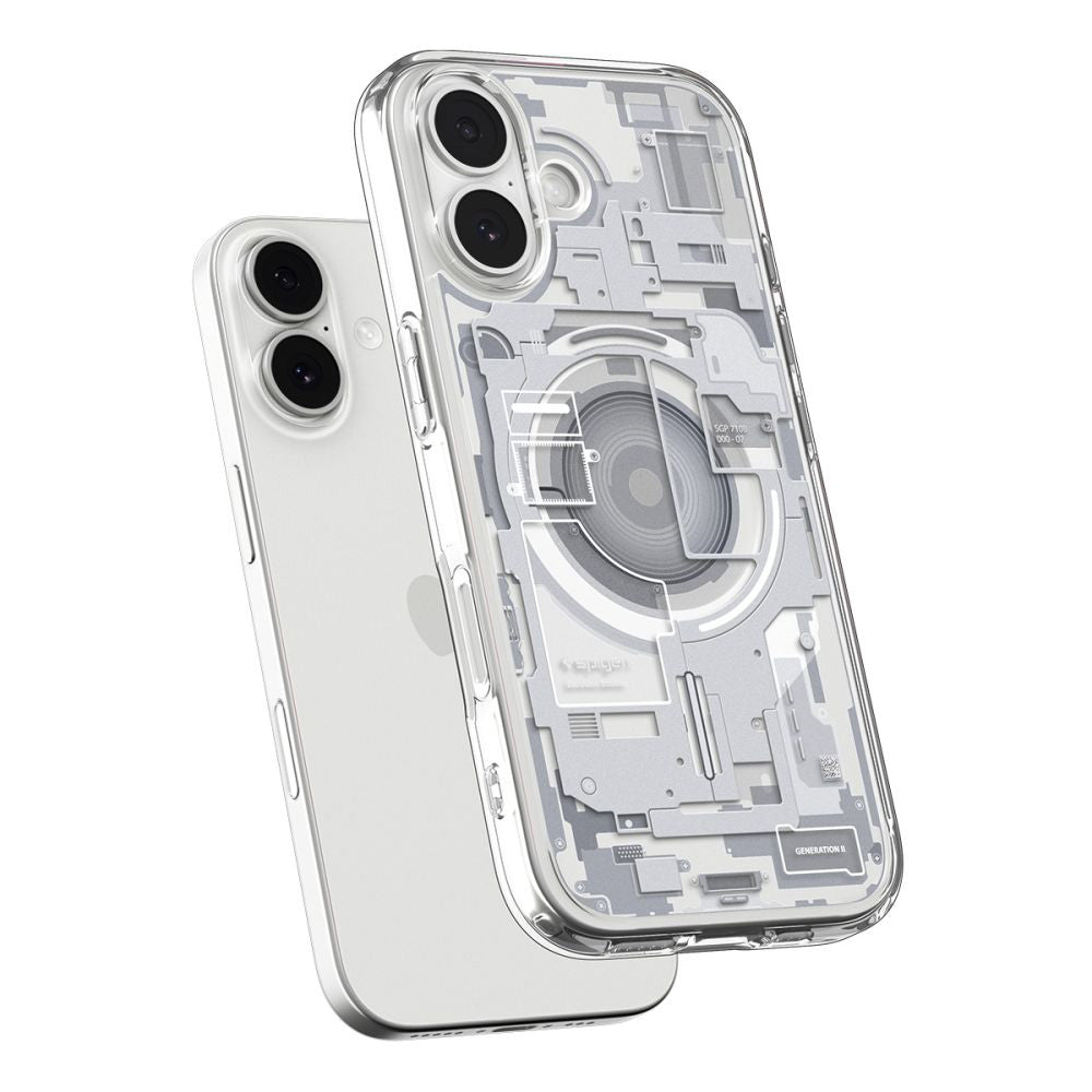 Futrola MagSafe za Apple iPhone 17, Spigen, Ultra Hybrid Zero One, Bela