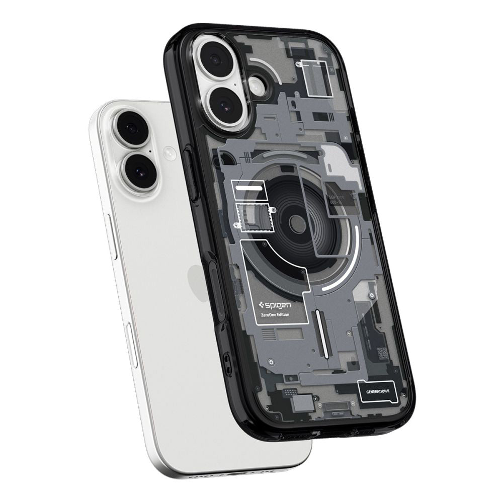 Futrola MagSafe za Apple iPhone 17, Spigen, Ultra Hybrid Zero One, Crna