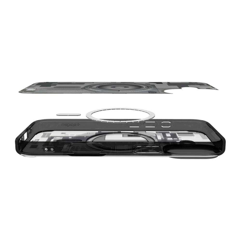 Futrola MagSafe za Apple iPhone 17, Spigen, Ultra Hybrid Zero One, Crna