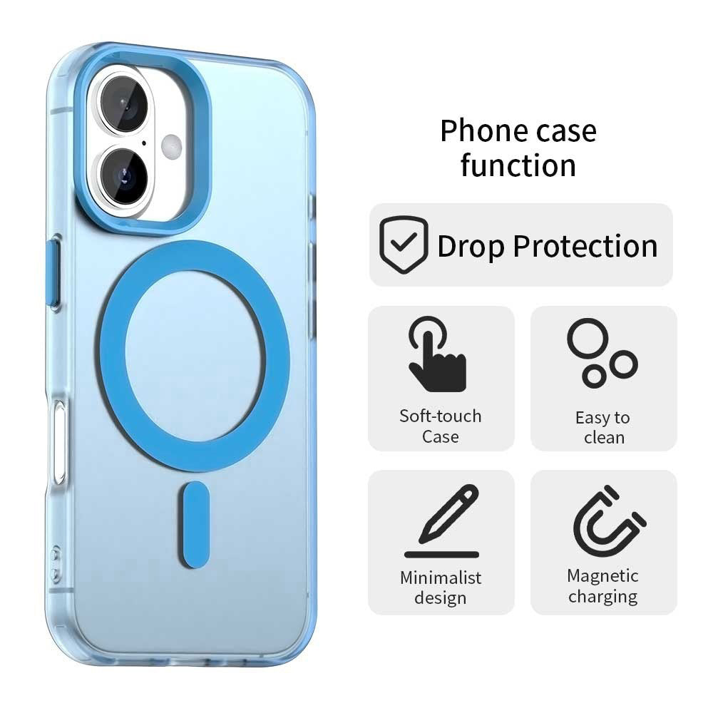 Futrola MagSafe za Apple iPhone 17, Techsuit, CandyCase, Plava