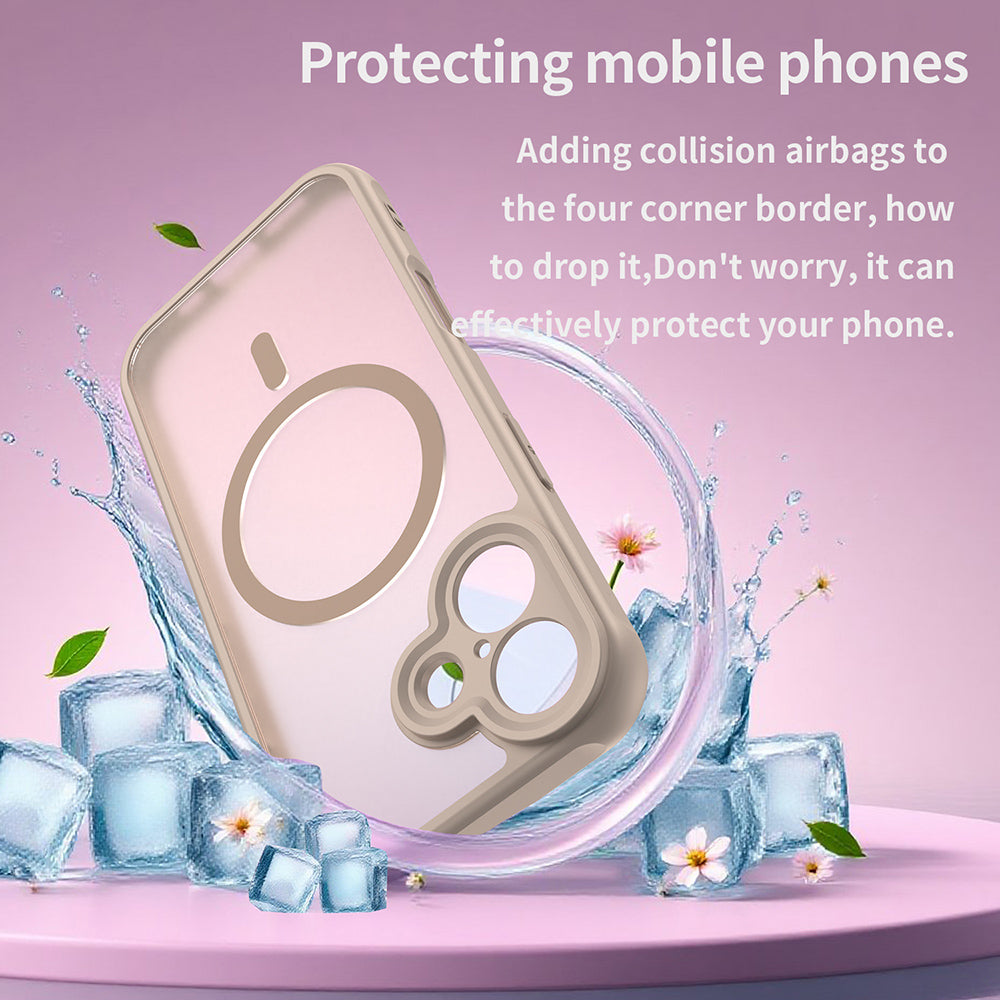 Futrola MagSafe za Apple iPhone 17, Techsuit, HaloFrost II, Zlatna