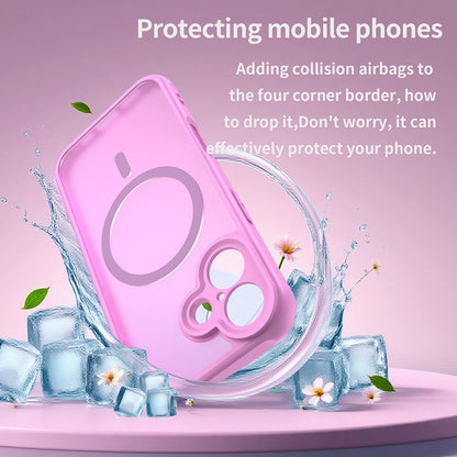 Futrola MagSafe za Apple iPhone 17, Techsuit, HaloFrost II, Roze