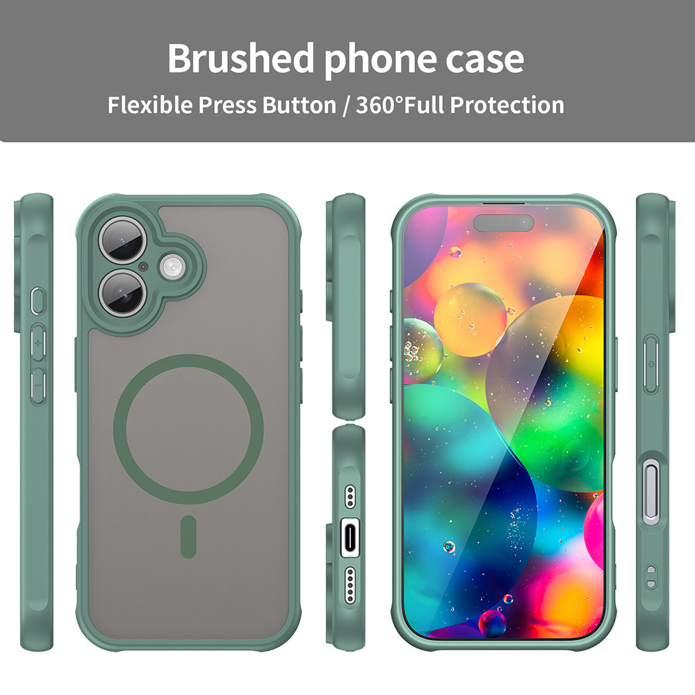 Futrola MagSafe za Apple iPhone 17, Techsuit, HaloFrost II, Zelena