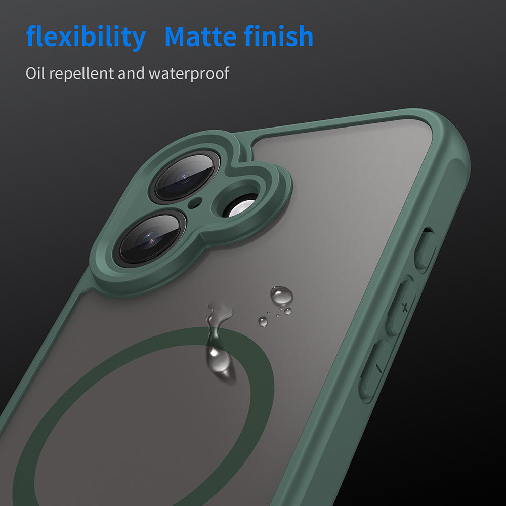 Futrola MagSafe za Apple iPhone 17, Techsuit, HaloFrost II, Zelena