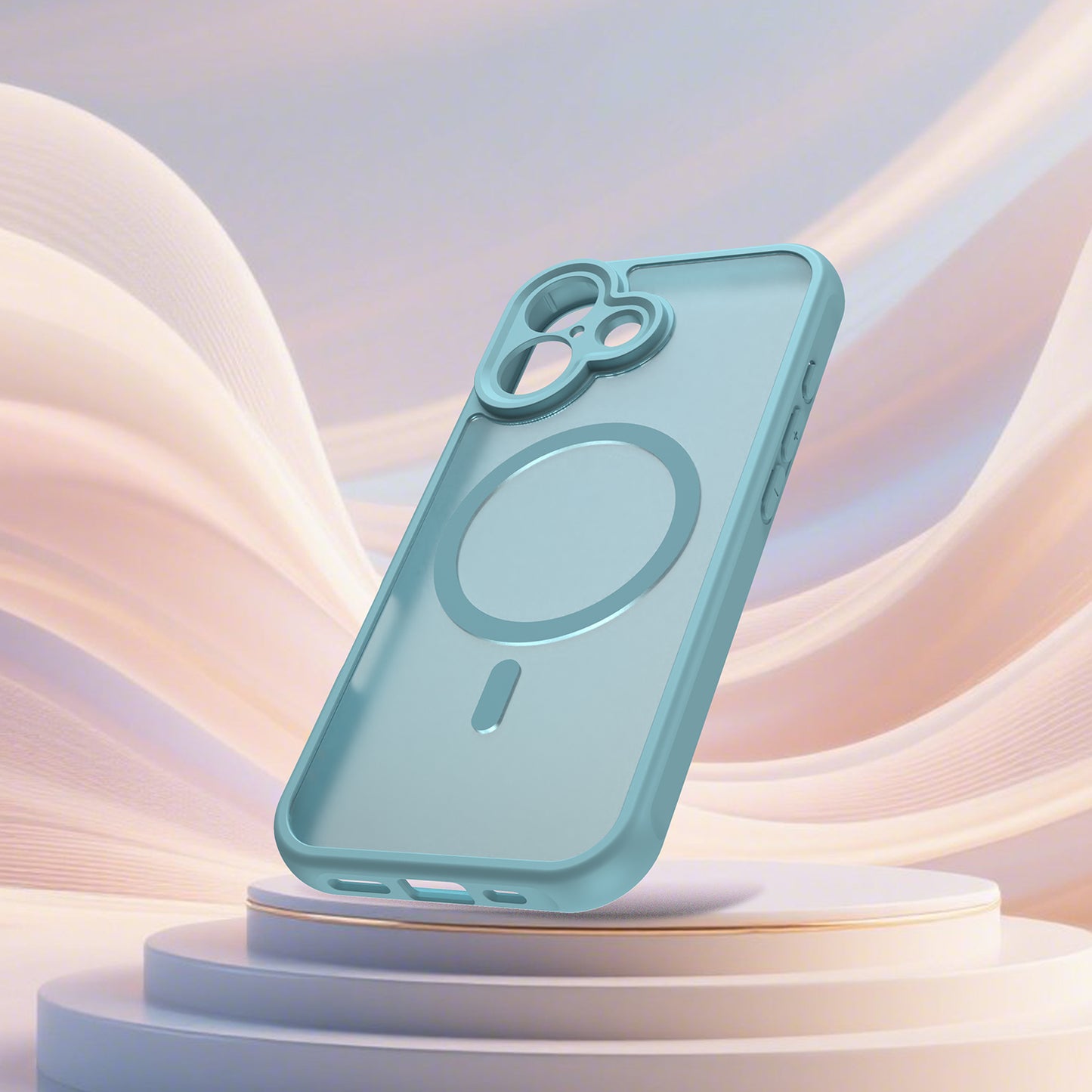 Futrola MagSafe za Apple iPhone 17, Techsuit, HaloFrost II, Svijetlo Zelena