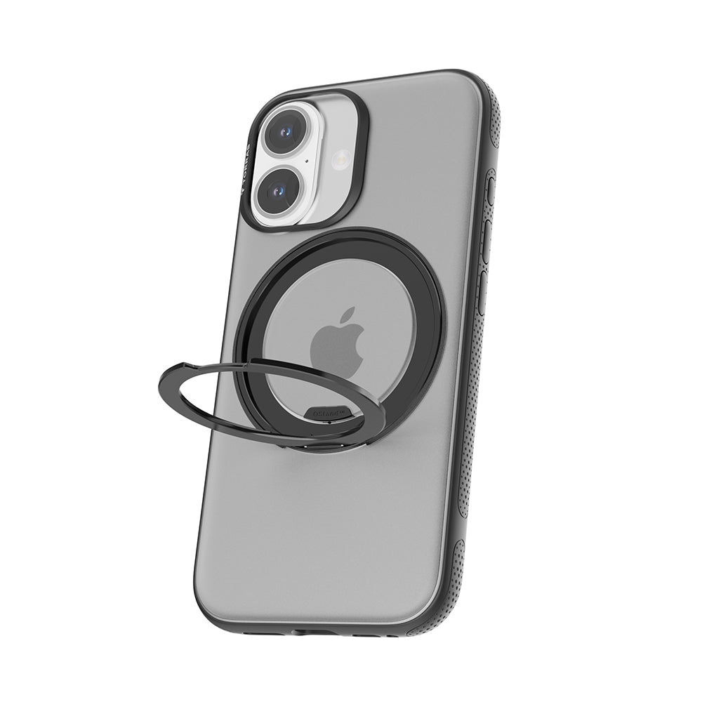 Husa MagSafe za Apple iPhone 17, Torras, Ostand R Fitness, Transparentna