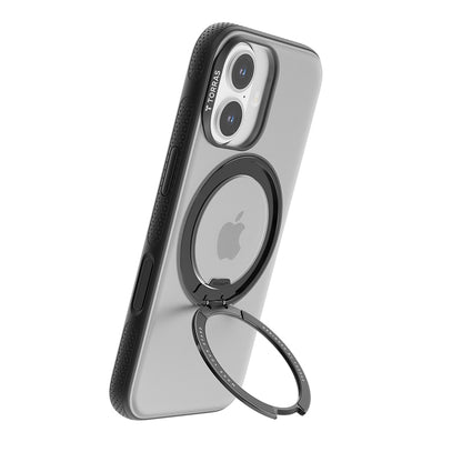 Husa MagSafe za Apple iPhone 17, Torras, Ostand R Fitness, Transparentna