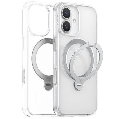 Futrola MagSafe za Apple iPhone 17, Torras, Ostand Spin, Transparenta