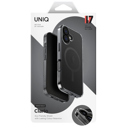 MagSafe futrola za Apple iPhone 17, UNIQ, Clario MagClick, Dimljena