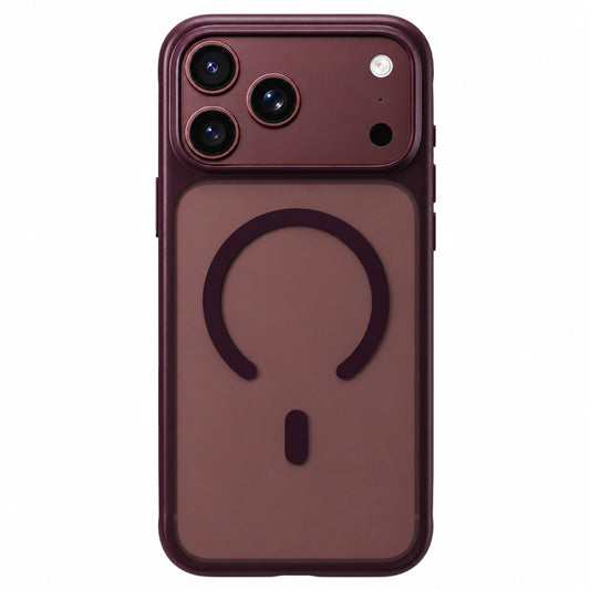 MagSafe maska za Apple iPhone 18 Pro / 17 Pro, Blueo, APE Anti-Drop, bordo