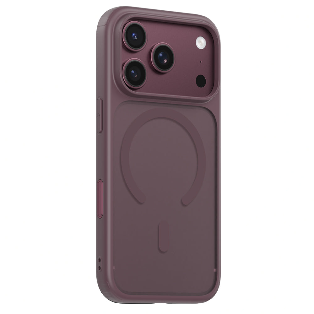 MagSafe maska za Apple iPhone 18 Pro / 17 Pro, Blueo, APE Anti-Drop, bordo