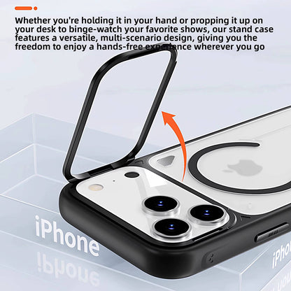 MagSafe maska za Apple iPhone 18 Pro / 17 Pro, Blueo, postolje za odvođenje toplote, satenski providna narandžasta