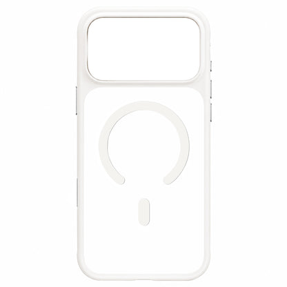 MagSafe maska za Apple iPhone 18 Pro / 17 Pro, Blueo, prijatna za kožu, otporna na padove, satenski bela