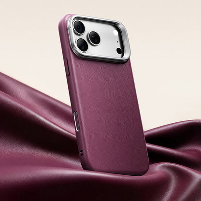 MagSafe futrola za Apple iPhone 18 Pro / 17 Pro, ESR, Atelier sa postoljem, Tamno bordo satenska
