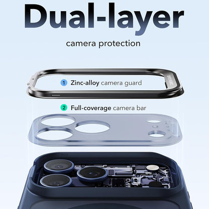 MagSafe futrola za Apple iPhone 18 Pro / 17 Pro, ESR, Classic Hybrid Kickstand, Plava Satenska