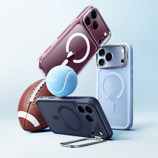 MagSafe futrola za Apple iPhone 18 Pro / 17 Pro, ESR, Classic Hybrid Kickstand, Plavo Satenska
