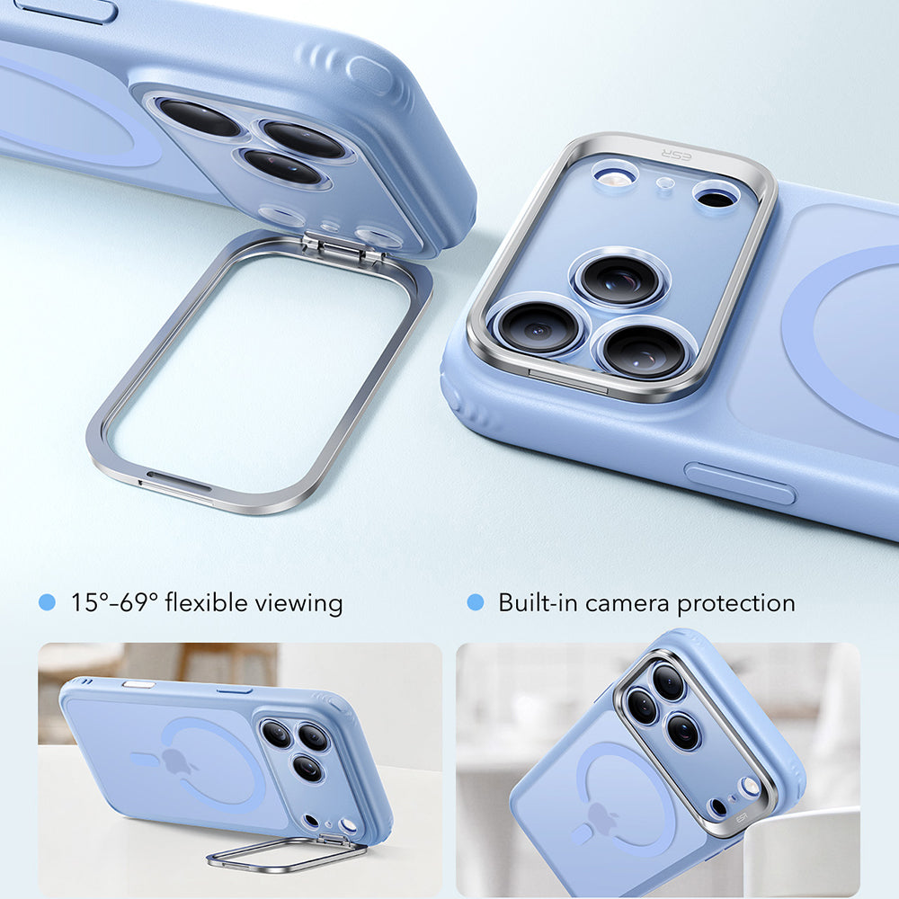 MagSafe futrola za Apple iPhone 18 Pro / 17 Pro, ESR, Classic Hybrid Kickstand, Plavo Satenska