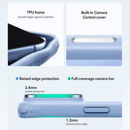 MagSafe futrola za Apple iPhone 18 Pro / 17 Pro, ESR, Classic Hybrid Kickstand, Plavo Satenska