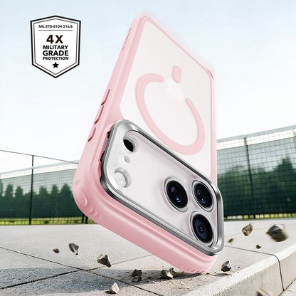MagSafe futrola za Apple iPhone 18 Pro / 17 Pro, ESR, Classic Hybrid Kickstand, Roze Satenska