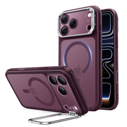 MagSafe futrola za Apple iPhone 18 Pro / 17 Pro, ESR, Classic Hybrid Kickstand, Tamno Saten Burgundi