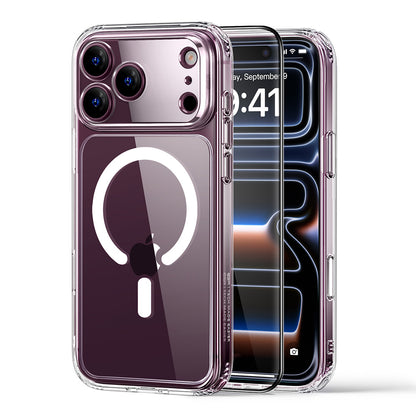 MagSafe futrola za Apple iPhone 18 Pro / 17 Pro, ESR, Classic Hybrid sa zaštitnikom ekrana, Providna