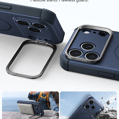 MagSafe futrola za Apple iPhone 18 Pro / 17 Pro, ESR, Cyber Armor Kickstand, Plava