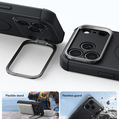 MagSafe futrola za Apple iPhone 18 Pro / 17 Pro, ESR, Cyber Armor Kickstand, Crna
