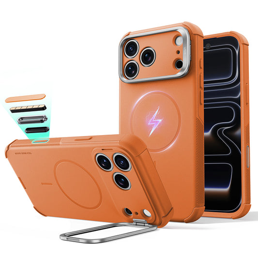 MagSafe futrola za Apple iPhone 18 Pro / 17 Pro, ESR, Cyber Armor Kickstand, Narandžasta