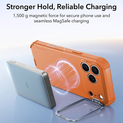 MagSafe futrola za Apple iPhone 18 Pro / 17 Pro, ESR, Cyber Armor Kickstand, Narandžasta
