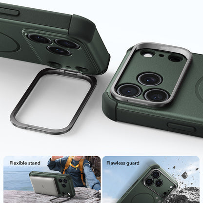 MagSafe futrola za Apple iPhone 18 Pro / 17 Pro, ESR, Cyber Armor Kickstand, Zelena