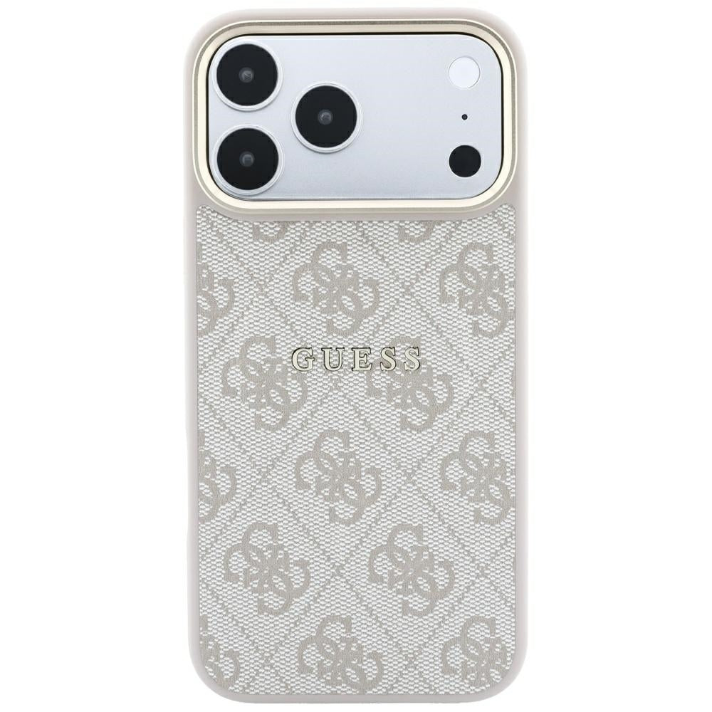 MagSafe futrola za Apple iPhone 18 Pro / 17 Pro, Guess, 4G Embossed Classic, Roze