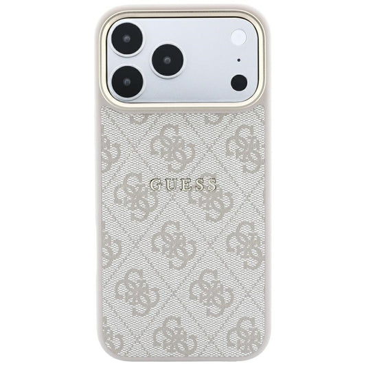 MagSafe futrola za Apple iPhone 18 Pro / 17 Pro, Guess, 4G Embossed Classic, Roze