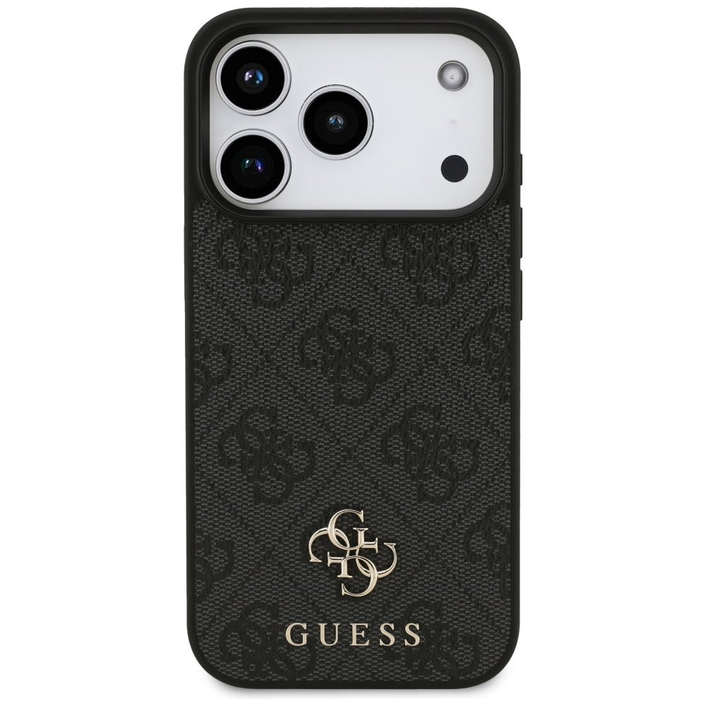 MagSafe futrola za Apple iPhone 18 Pro / 17 Pro, Guess, 4G Small and Classic Logo, Crna