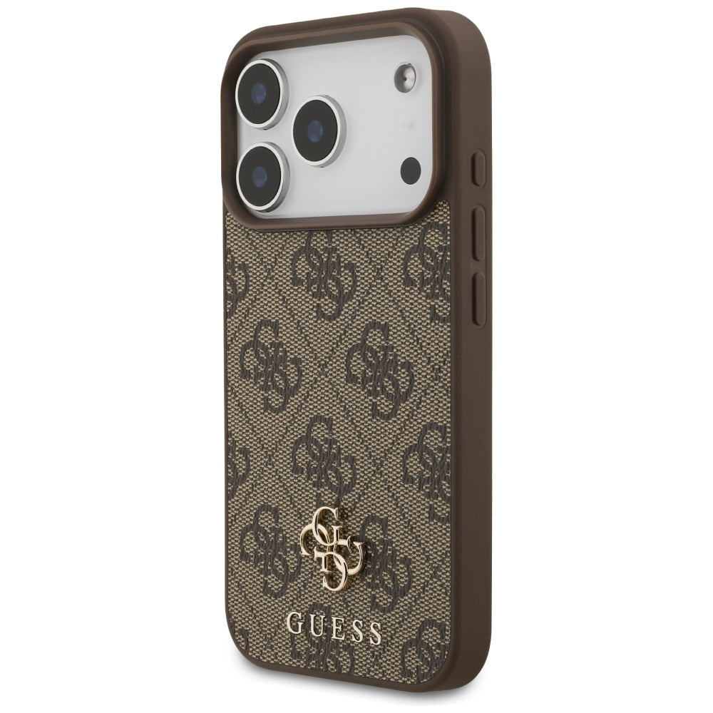 MagSafe futrola za Apple iPhone 18 Pro / 17 Pro, Guess, 4G Small and Classic, Braon